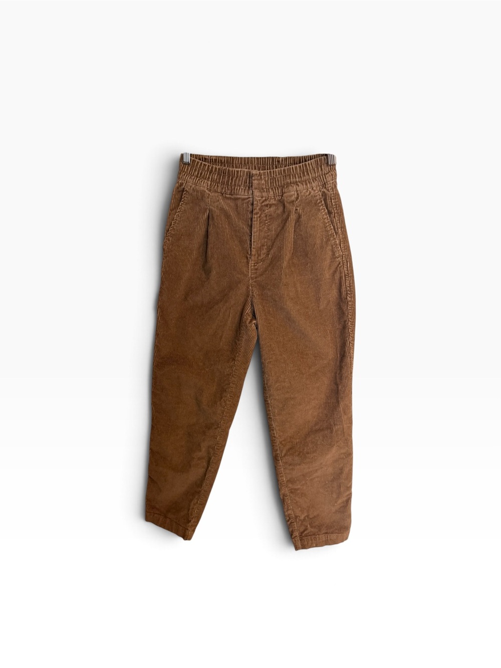 GAP Cropped Corduroy Ankle Pants in Chestnut Brown